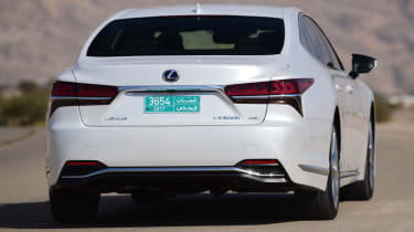 Lexus LS 500h 2018 review - rear