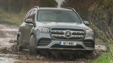 Mercedes GLS - front off-road