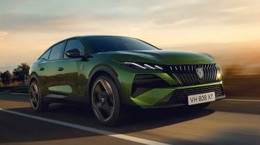 Peugeot E-408 facelift - front action