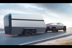 Tesla Cybertruck towing