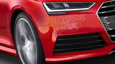Audi A4 2015 exclusive pic - front detail