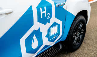 Hydrogen fuel-cell Toyota Hilux pick-up truck