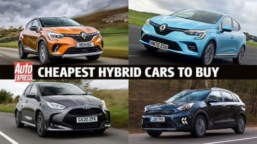 Cheapest hybrid cars to buy - header
