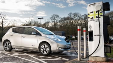 Nissan leaf charging online station near me