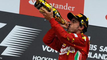 Fernando Alonso, winner of the German Grand Prix