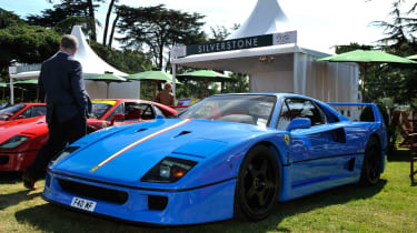 Blue Ferrari F40