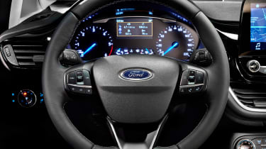 New 2017 Ford Fiesta Titanium - steering wheel