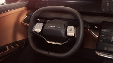 Lucid Gravity - steering wheel