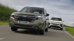 Subaru Forester and KGM Actyon - front tracking