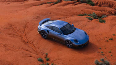 New Porsche 911 Land Down Under - front angled overhead