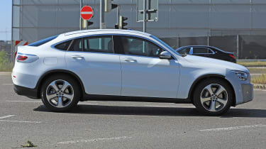 Mercedes GLC Coupe spied - side