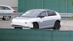 Audi A2 e-tron spy shot - front cornering