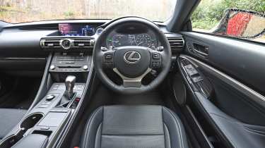 Used Lexus RC - dash