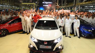 Honda Civic Type R production starts in Swindon
