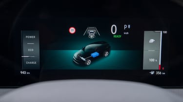 Vauxhall Astra Sports Tourer Electric - driver's display