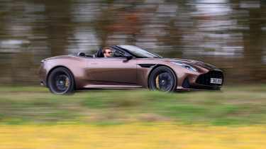 Aston Martin DB12 Volante - side action