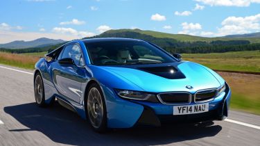 BMW i8 UK front