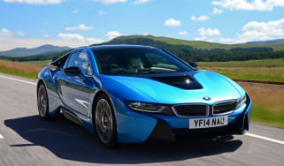 BMW i8 UK front