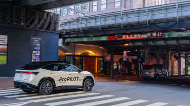Nissan Pro Pilot self-driving car in Tokyo