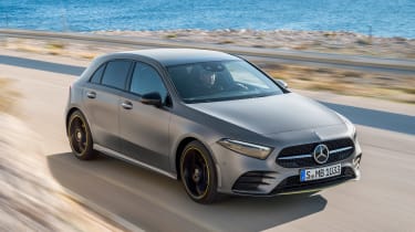 New Mercedes A-Class - front tracking