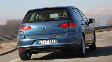 Volkswagen Golf BlueMotion rear cornering