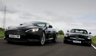 Aston Martin Virage vs Mercedes SLS AMG