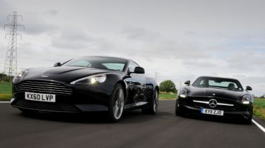Aston Martin Virage vs Mercedes SLS AMG