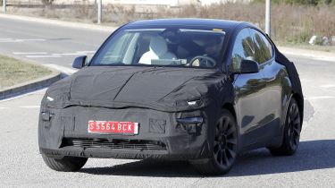 Tesla Model Y (Camouflaged) - front cornering