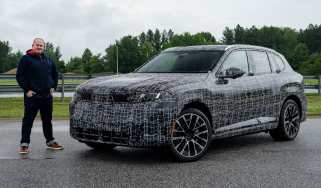 Ellis Hyde with the BMW X5 prototype