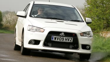 Best cheap hot hatches and performance cars - Mitsubishi Lancer Ralliart