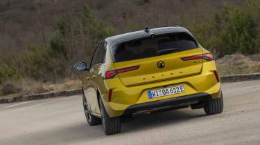 Vauxhall Astra - rear cornering