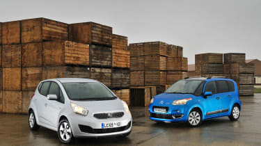 Kia Venga vs. Citroen C3 Picasso