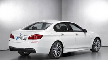 BMW M550d rear three quarter