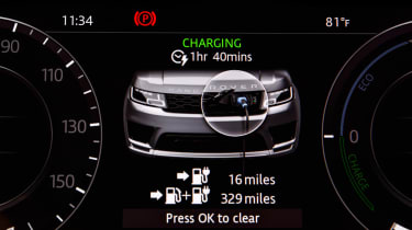 Range Rover Sport PHEV - charge