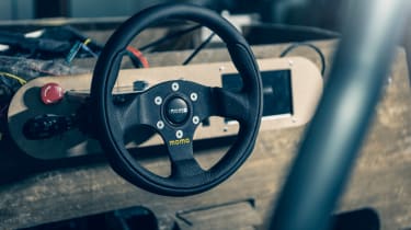 Flax fibre car - steering wheel
