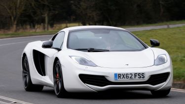 McLaren 12C Spider front cornering