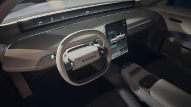 Skoda Vision O concept - dashboard