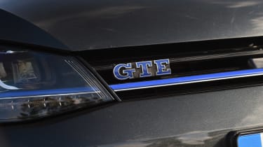 VW Golf GTE - badge detail