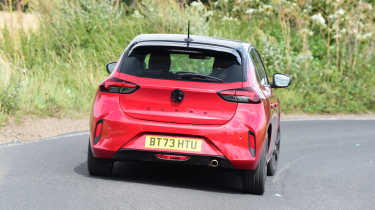 Vauxhall Corsa GS - rear cornering 