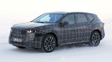 BMW Neue Klasse SUV spyshots - front quarter