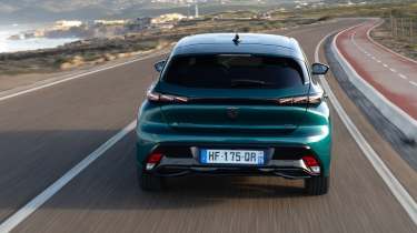 Peugeot E-308 facelift - full rear