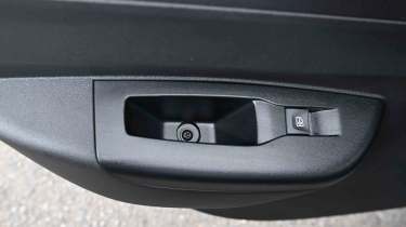 Dacia Spring - rear door car with exposed screwhead