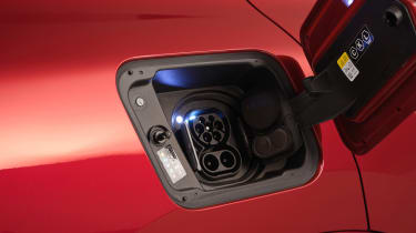 BMW iX2 - studio charging port