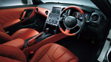 Nissan GT-R 2014 red interior