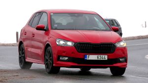 Skoda Fabia - cornering spy