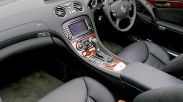 Mercedes SL500 interior