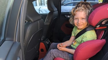 Volvo XC40 Recharge T5 long termer - first report car seat