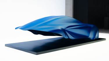 Alpine A110 sculpture - rear