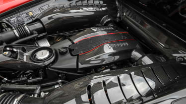 Ferrari 488 Pista - engine close-up