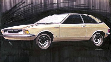 Austin Allegro sketch